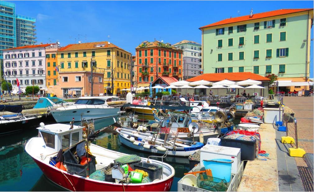 Savona Magnifico Sole Mare 150 M Wifi Climatcontrol Διαμέρισμα Εξωτερικό φωτογραφία